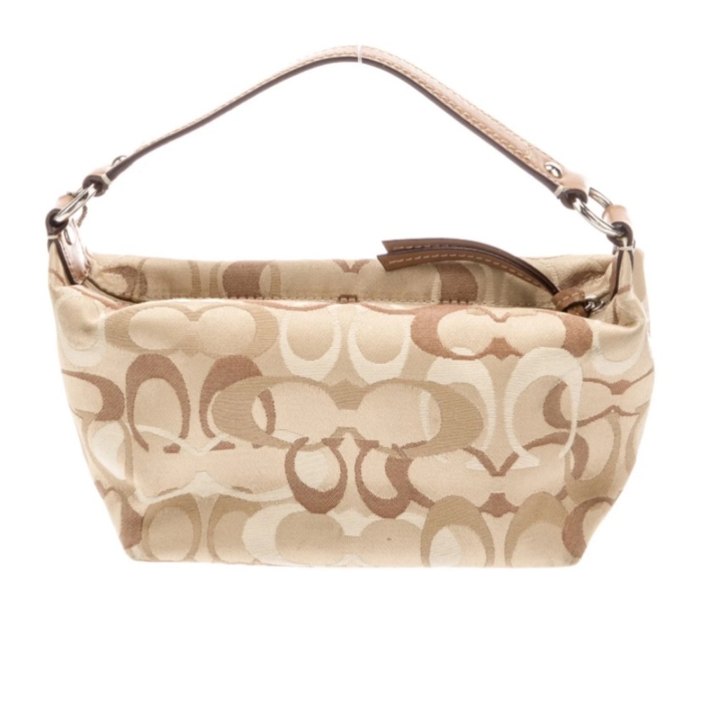 Coach Satin leather-Trimmed Bag